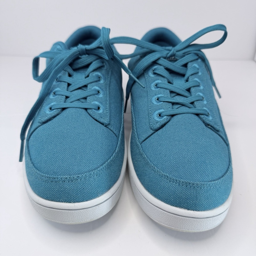 Allbirds Women's Size 10 Thrive Teal Canvas Pacers Casual Vacation Costal Vaca